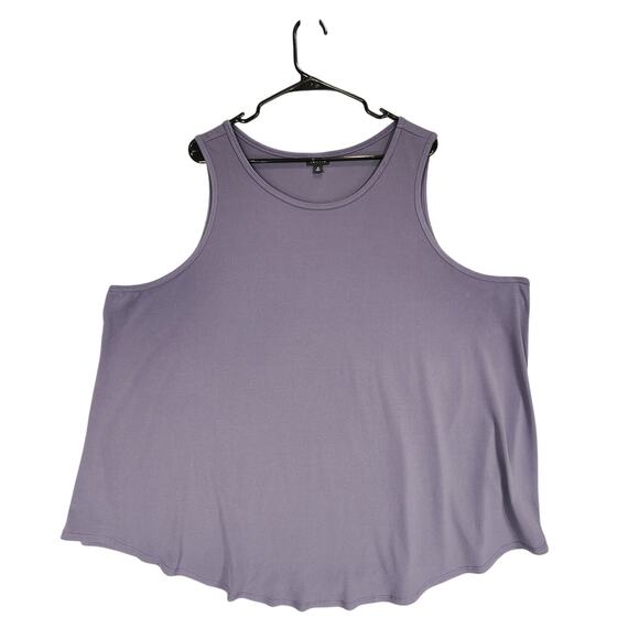 Torrid Tank Top sz 4 Lavender Purple 55x29 Polyester Stretch Comfy Packable - Picture 1 of 11